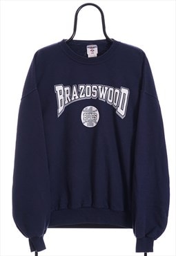 Vintage Brazoswood Navy Sweatshirt Womens