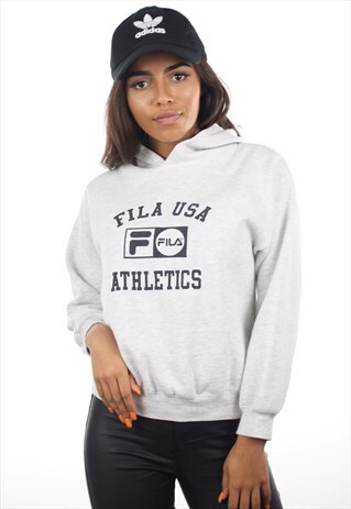 VINTAGE FILA GRAPHIC HOODIE SWEATSHIRT