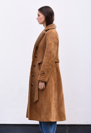 VINTAGE MIDI SHEEPSKIN COAT