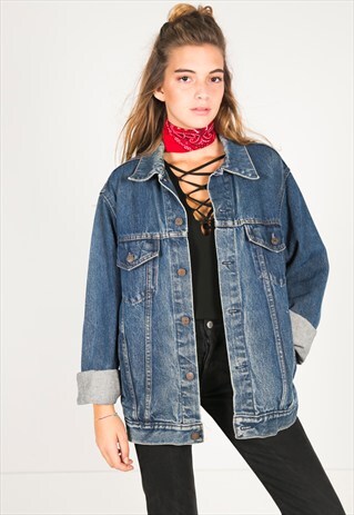 VINTAGE 80S LEVI'S DENIM TRUCKER / C402