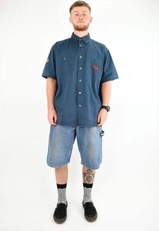 VINTAGE TOMMY HILFIGER BAGGY DENIM SHORTS