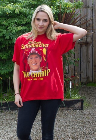 RETRO FORMULA 1 SCHUMACHER T-SHIRT