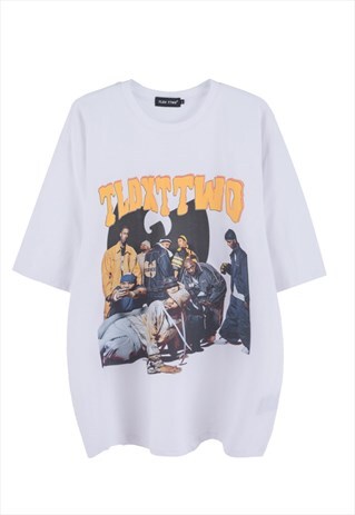KALODIS VINTAGE CHARACTER PRINT LOOSE T-SHIRT