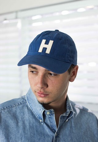 VINTAGE TOMMY HILFIGER CAP HAT LOGO 90S X 3.4