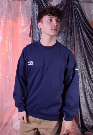 VINTAGE UMBRO NAVY SWEATSHIRT