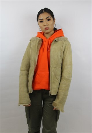 VINTAGE 90'S SUEDE BEIGE JACKET