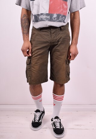 CARHARTT MENS VINTAGE SHORTS W32 KHAKI 90'S