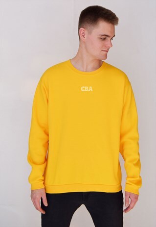 YELLOW CBA (WHITE) SWEATSHIRT