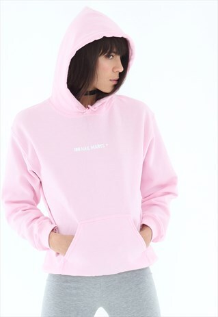 100 HAIL MARYS PASTEL PINK HOODIE