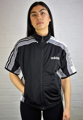 VINTAGE 90'S ADIDAS SHORT-SLEEVED TRACK JACKET