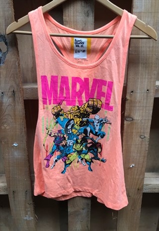 MARVEL VEST TOP ORANGE