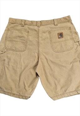 Men's Carhartt Carpenter Shorts in Tan Size W38