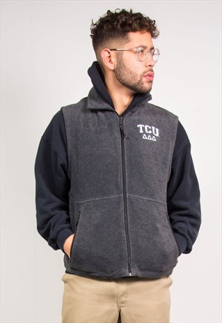 COLUMBIA GREY FLEECE GILET BODY WARMER