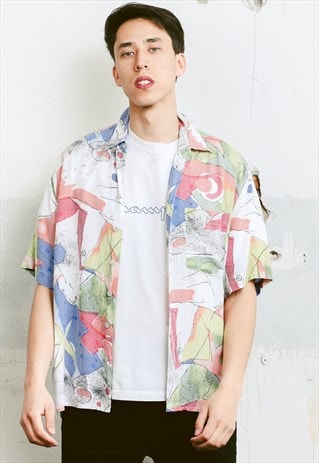 VINTAGE 90S ABSTRACT SHIRT