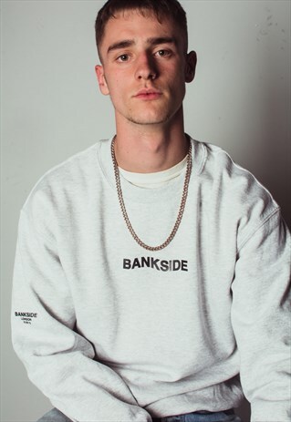 GREY BANKSIDE SWEATSHIRT
