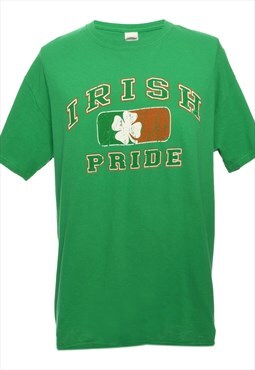 Irish Pride Gildan Printed T-shirt - M
