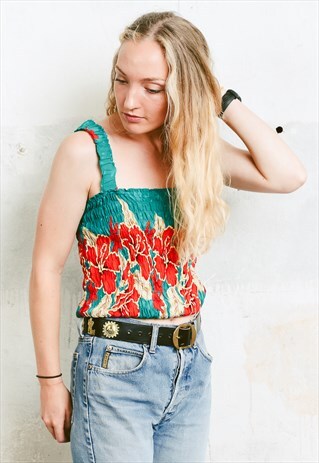 VINTAGE 80S HIPPIE CAMI TOP