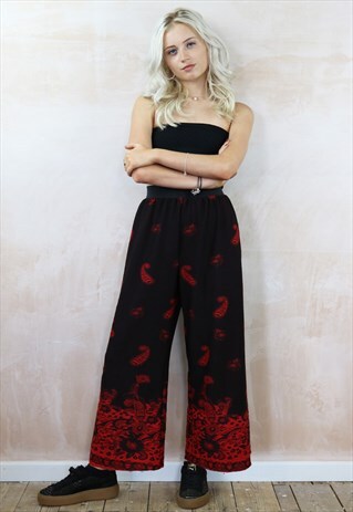 CHINESE PAISLEY TROUSERS