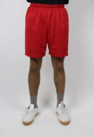 VINTAGE UMBRO RED SHORTS
