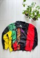 Vintage 1/3 zip light tarck jacket japanese streetwear
