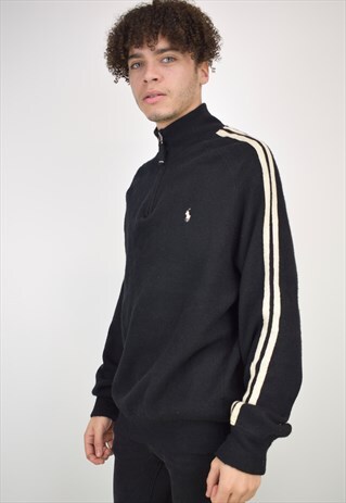 VINTAGE 90'S POLO RALPH LAUREN 1/4 ZIP SWEATSHIRT