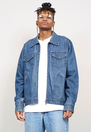 VINTAGE 70'S LEVI'S BLACK TAB DARK-WASH DENIM JACKET