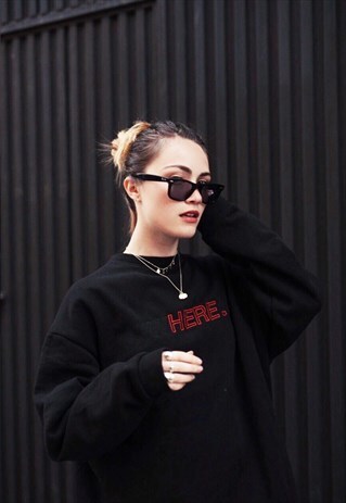 WHERE?/HERE. SWEATSHIRT