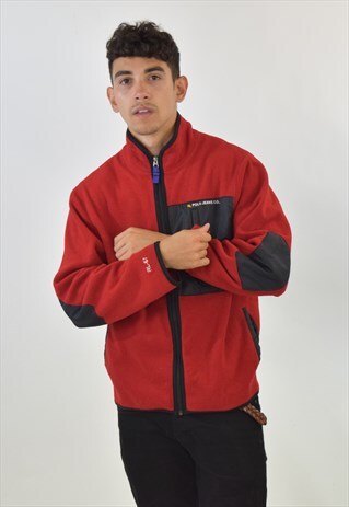 VINTAGE 90S RED RALPH LAUREN FLEECE