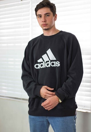 VINTAGE ADIDAS SWEATSHIRT JUMPER LOGO 90S XL 20.8
