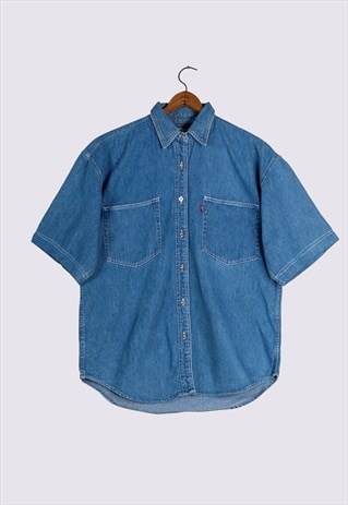 VINTAGE 80S LEVI'S SHORT SLEEVE SHIRT / S2766