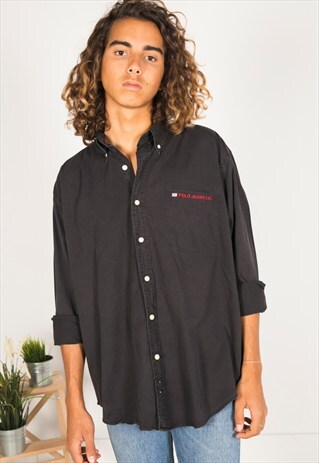 VINTAGE 80S POLO RALPH LAUREN SHIRT / R012