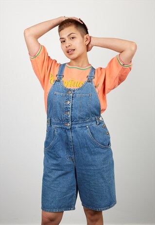 Vintage The Nature Company Denim Dungarees in Blue