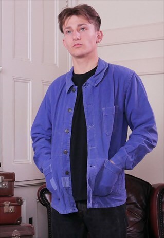 VINTAGE MENS FRENCH WORK JACKET