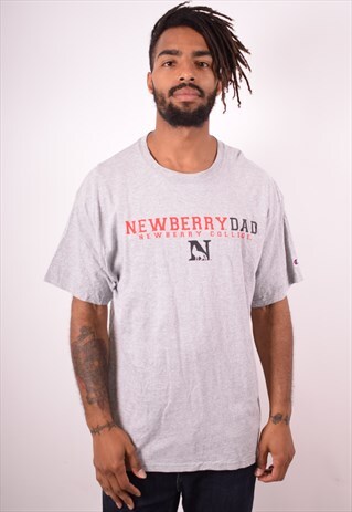 CHAMPION MENS VINTAGE T-SHIRT TOP XL GREY 90S