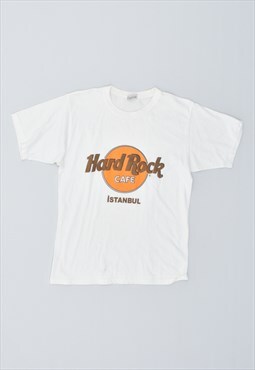 Vintage 90's Hard Rock Cafe Istanbul T-Shirt Top White