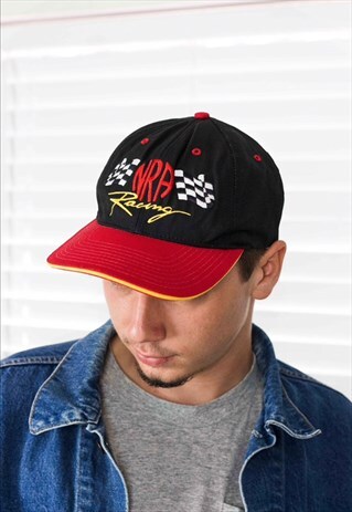 VINTAGE NRA RACING LOGO BASEBALL CAP 90S ONE SIZE 2.7