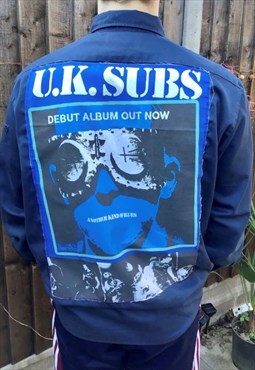Dickies work wear punk uk subs rework shirt jacket