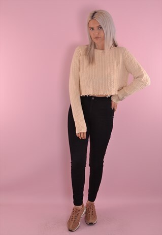 RALPH LAUREN CROPPED AND DISTRESSED JUMPER GJ2112