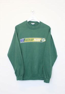 Vintage NFL Packers sweatshirt in green. Best fits L