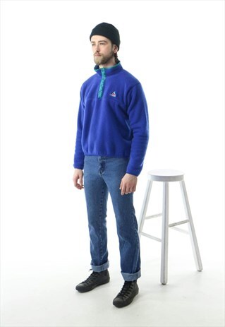 LONG SLEEVE FLEECE JACKET / NEON RETRO COAT