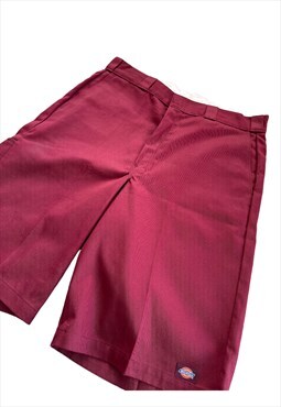 Vintage Dickies workwear burgundy shorts W36