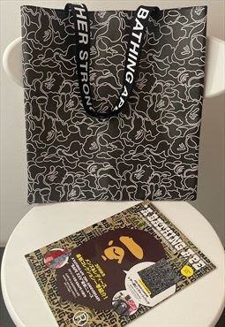 'A Bathing Ape' Neon Camo Tote Bag