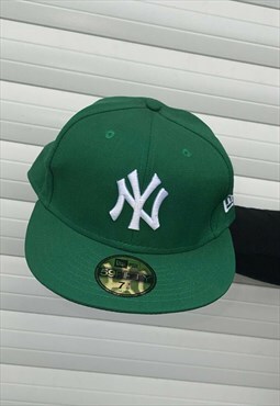 Green & White New York Yankees New Ear 59fifty Snapback Base