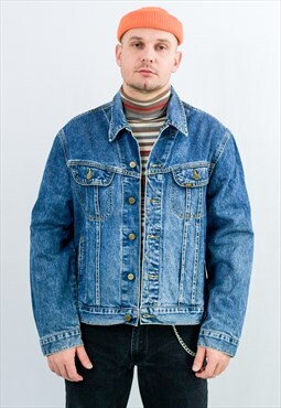 Lee vintage denim jacket in blue jean XL