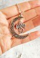 Statement Moon Mythical Dragon Necklace