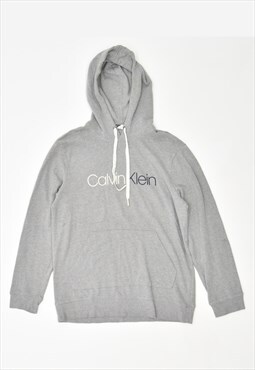Vintage Calvin Klein Hoodie Jumper Grey