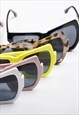 ABSTRACT SUNGLASSES - YELLOW