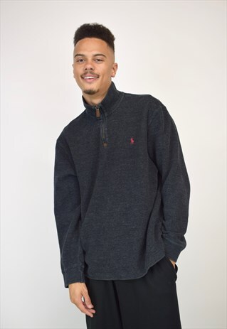 VINTAGE 90'S 1/4 ZIP POLO RALPH LAUREN JUMPER