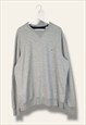 Vintage Nautica Sweatshirt Sealing in Grey L
