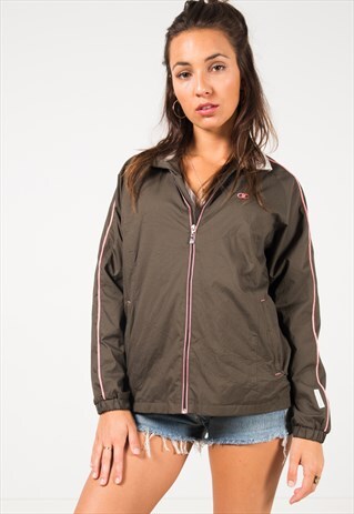 VINTAGE CHAMPION RETRO STYLE TECHNICAL JACKET / S1337